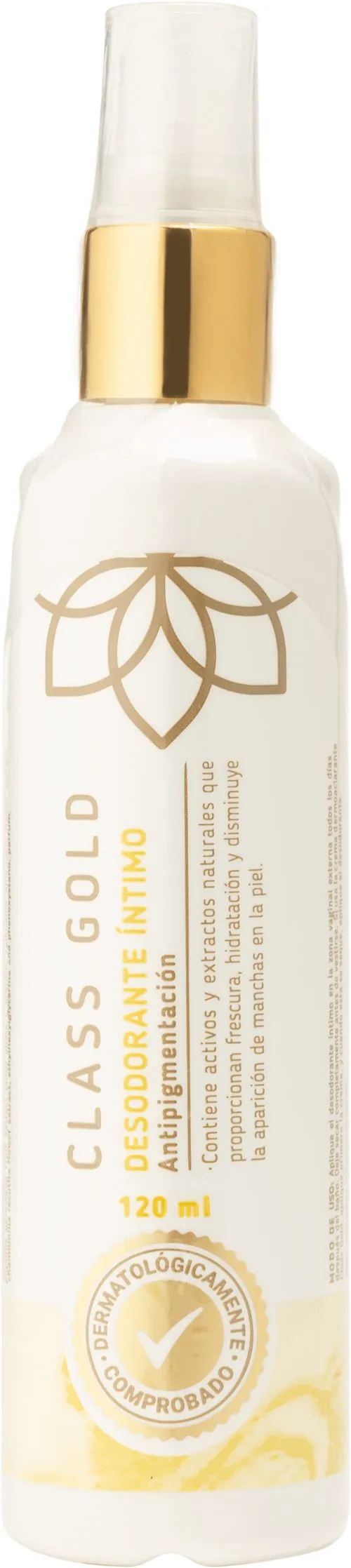 Desodorante Intimo Antipigmentacion Tropical 120 ml CLASS GOLD