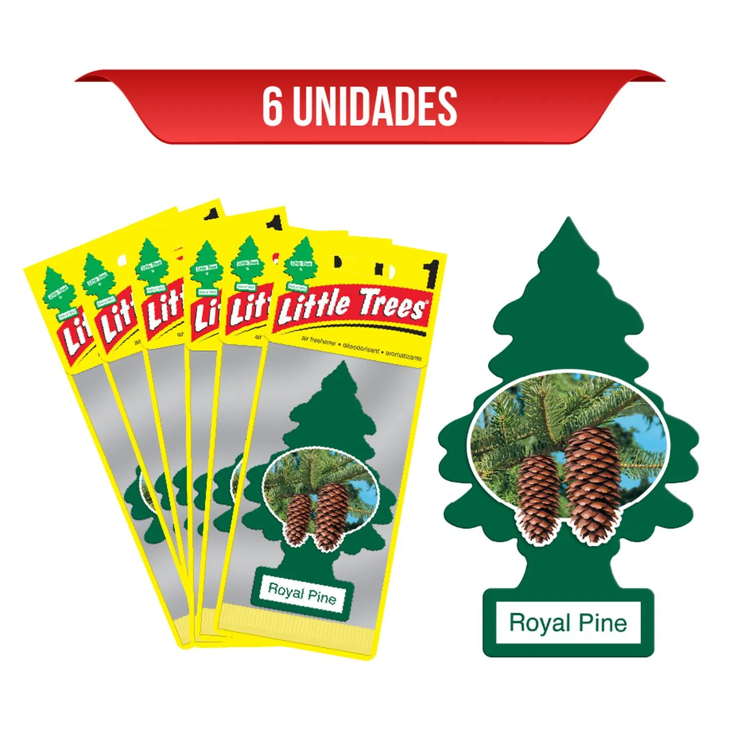 Ambientador Little Trees Royal Pine x6Und