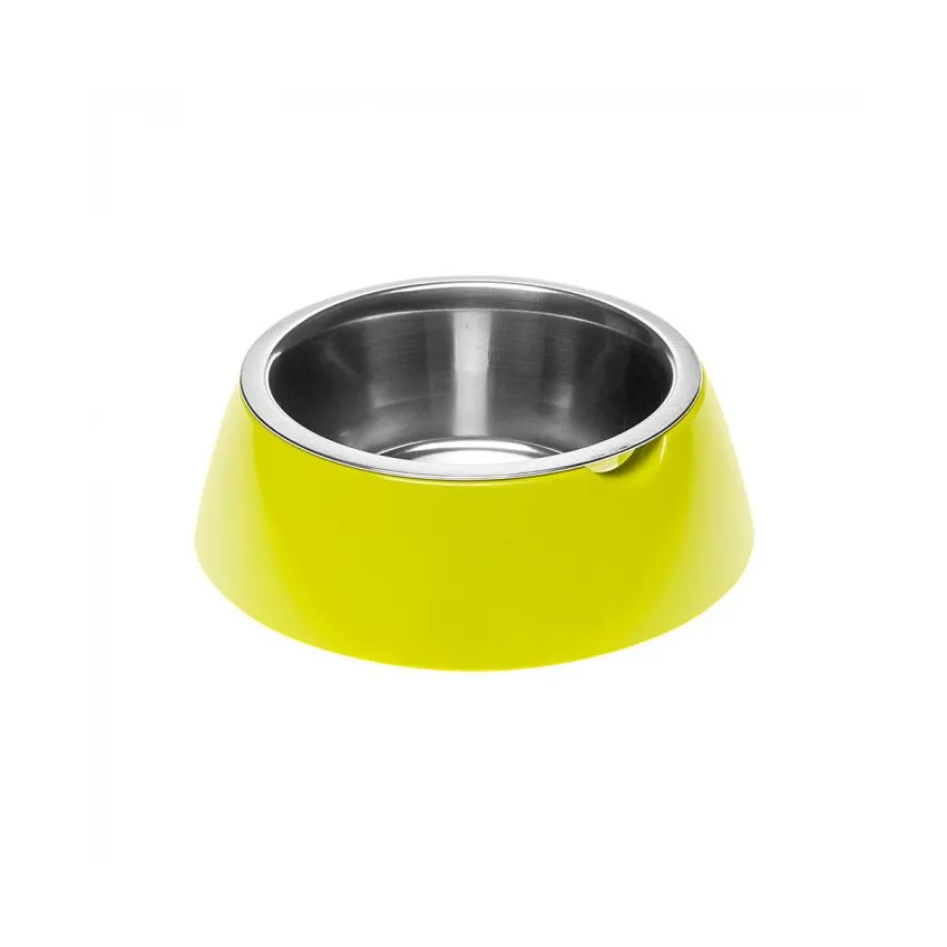 Comedero Acero Inoxidable Perro Gato Ferplast Jolie Verde L