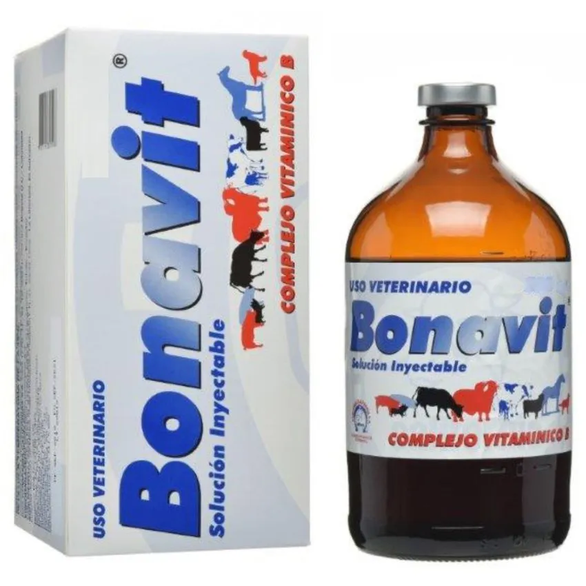 Bonavit Inyectable Vitaminas Bovinos Y Otros Animales 30Ml