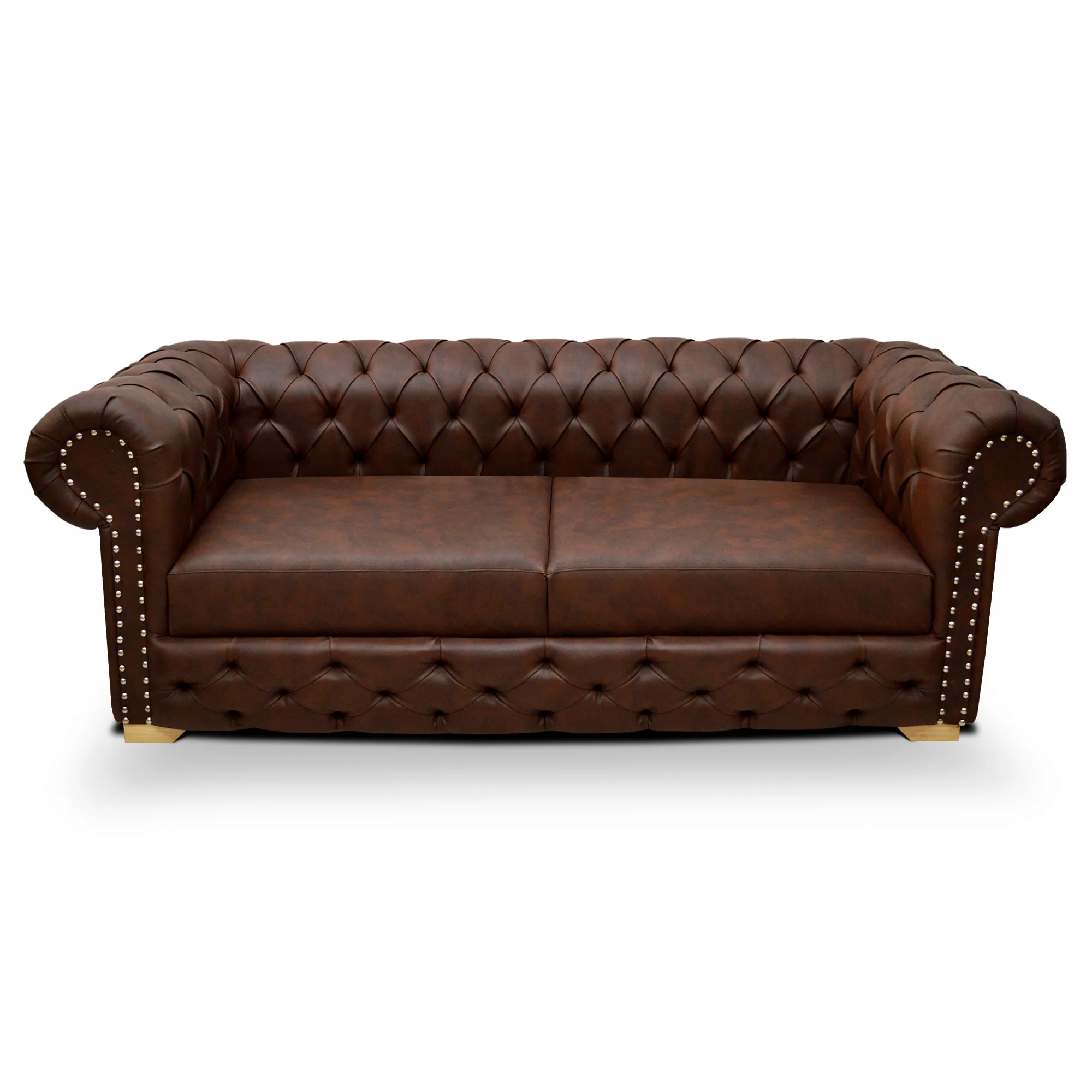 Sofa Chanty 3 Puestos Color Marron