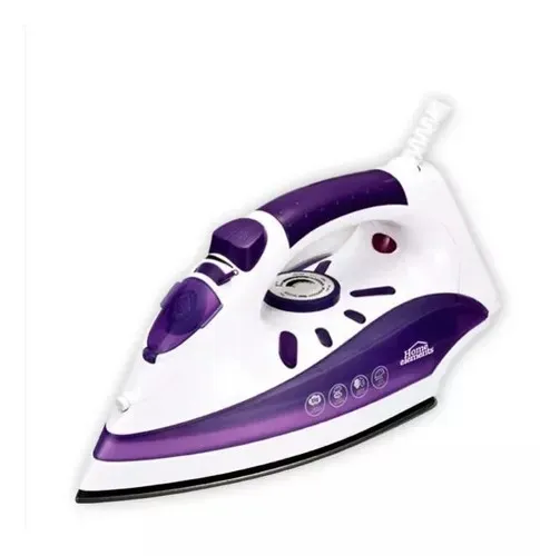 Plancha De Ropa Home Elements A Vapor Antiadherente - Color Morada