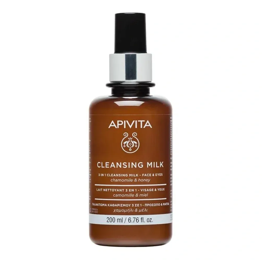 Apivita Cleansing Milk 3 In 1 – Face &amp; Eyes