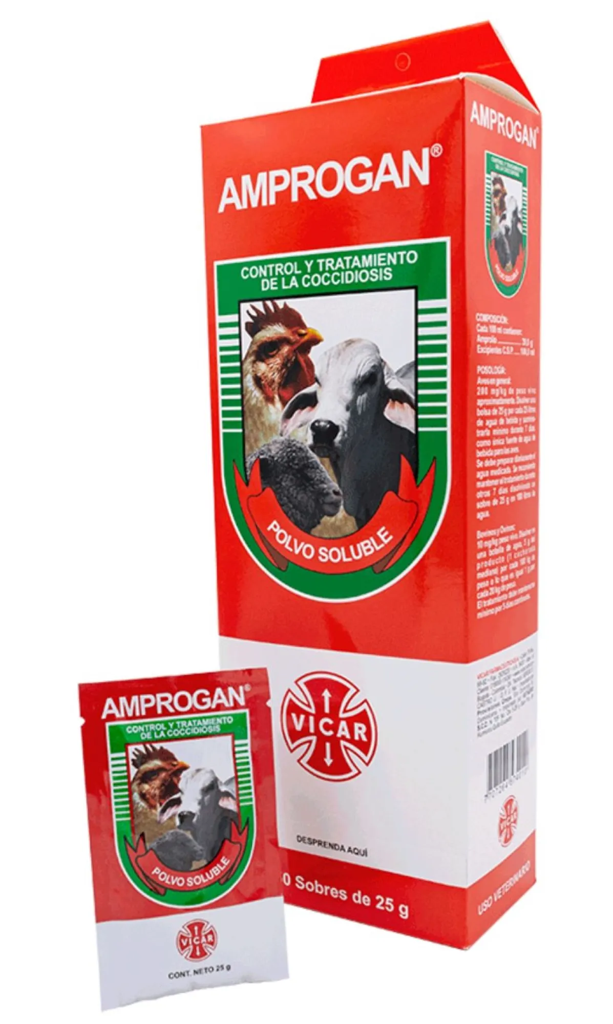 Amprogan Anticoccidial Sobre x25g