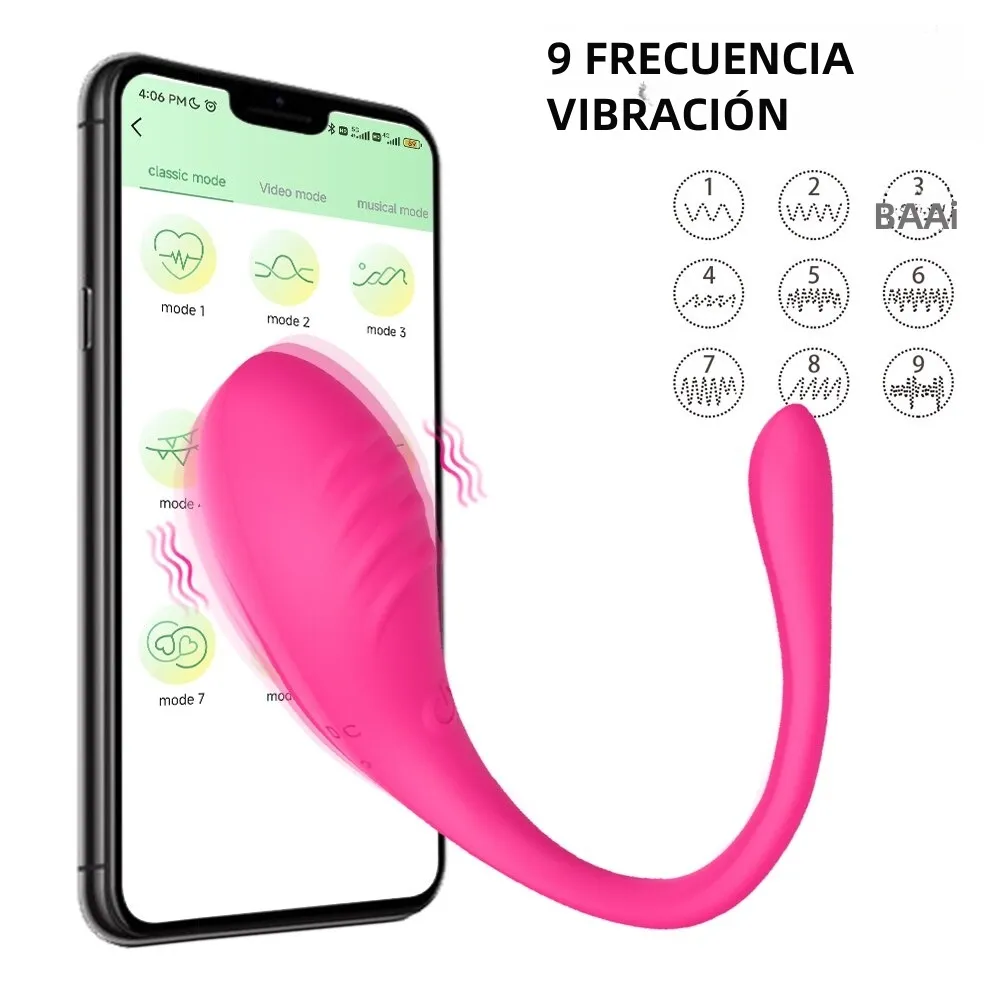  Vibrador Consolador Inalámbrico Con Bluetooth 