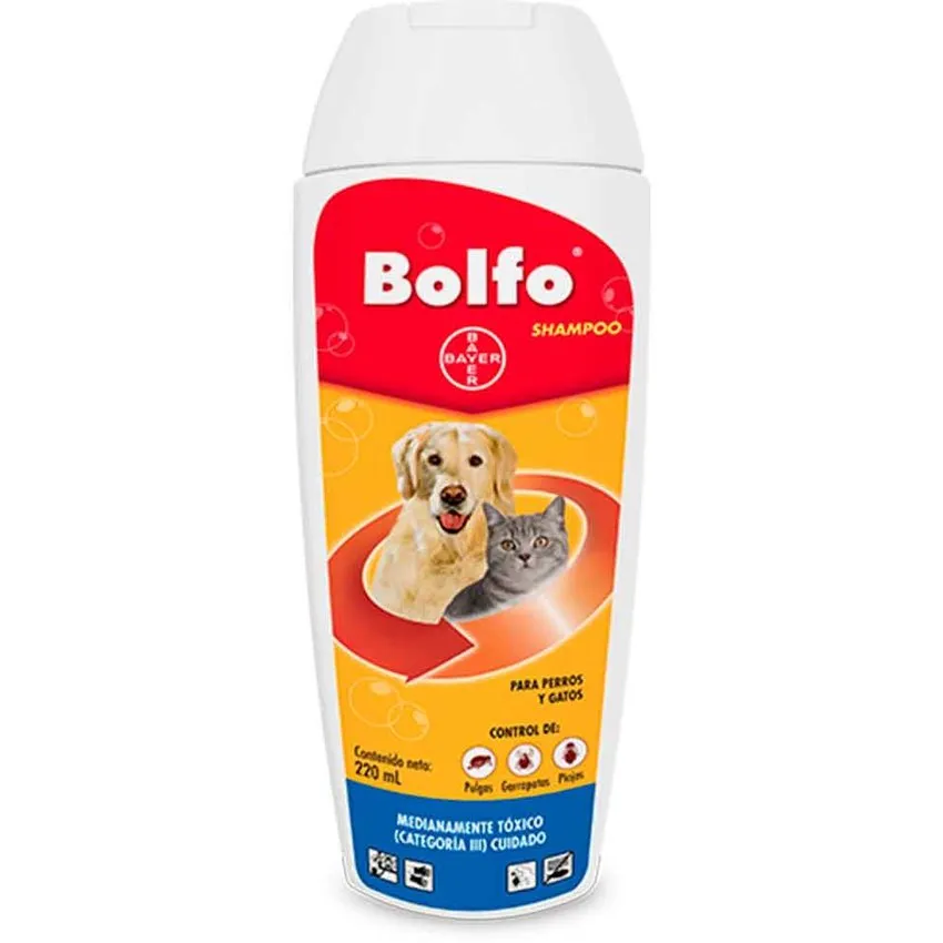 Bolfo Shampoo Antipulgas Perros Gatos 220Ml