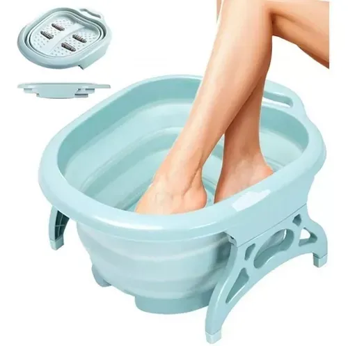 Tina Spa Para Pies Bañera Plegable Portátil Hidromasaje Rodi