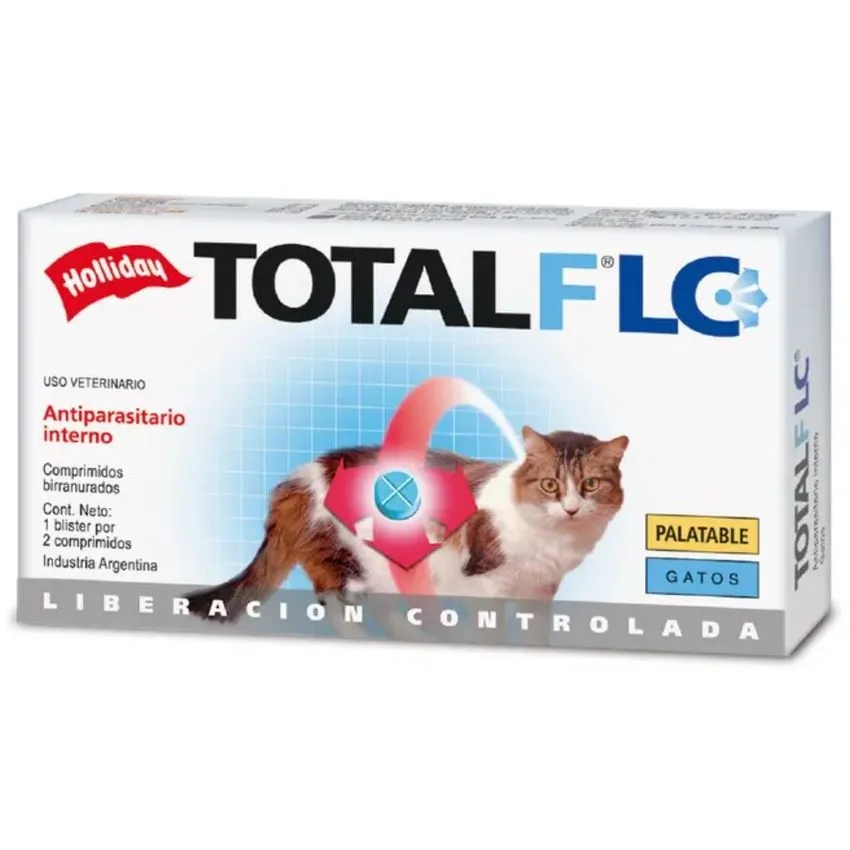 Total F Lc Gatos Antiparasitario Interno 2 Comprimidos