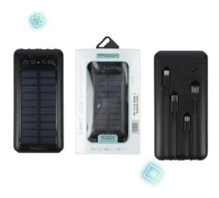 Power Bank 10.000 Mlh Treqa Carga Solar