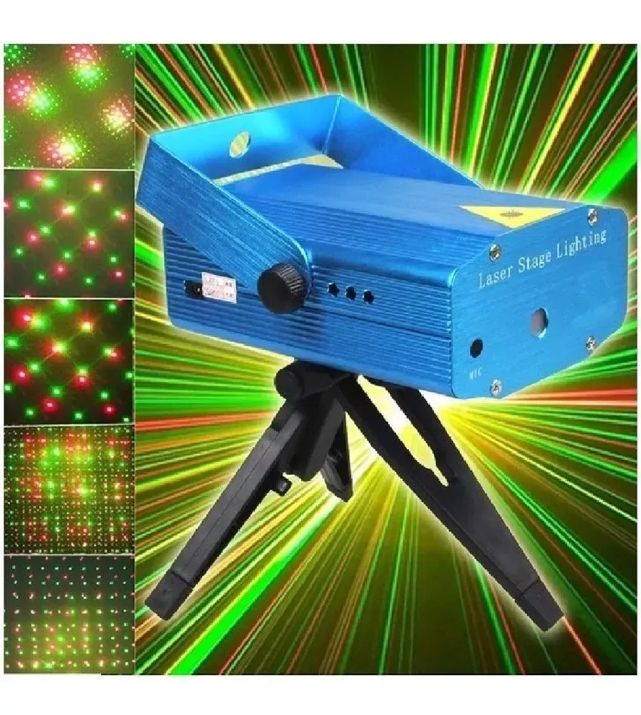 Proyector Laser Decoración Luces Navidad Discoteca Multipunt