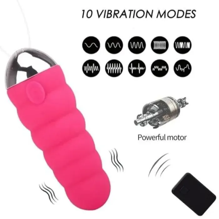 Huevo Vibrador Oruga Con Control