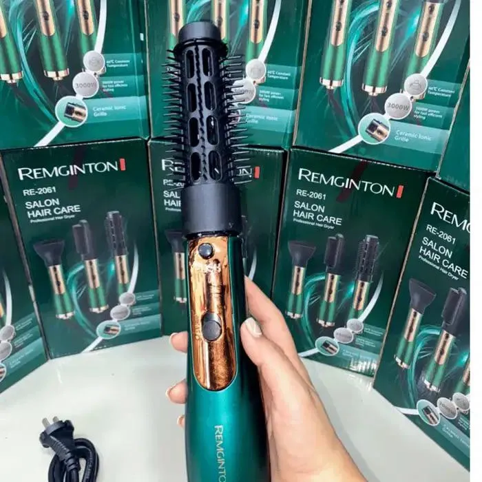 Cepillo Secador Cabello Cabezas Intercambiables 3en1 RE2061 3000w Pelo 2061 REMINGTON AAA