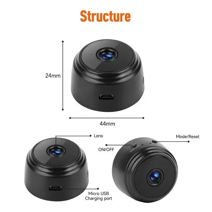 Cámara De Vigilancia Inteligente A9 HD Wifi