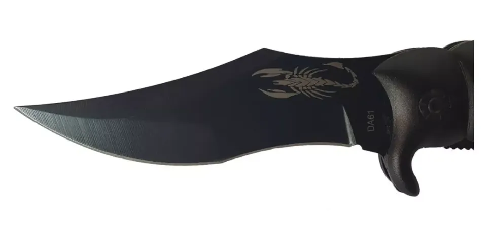 Navaja Táctico Cuchillo Supervivencia Daga Plegable Scorpion