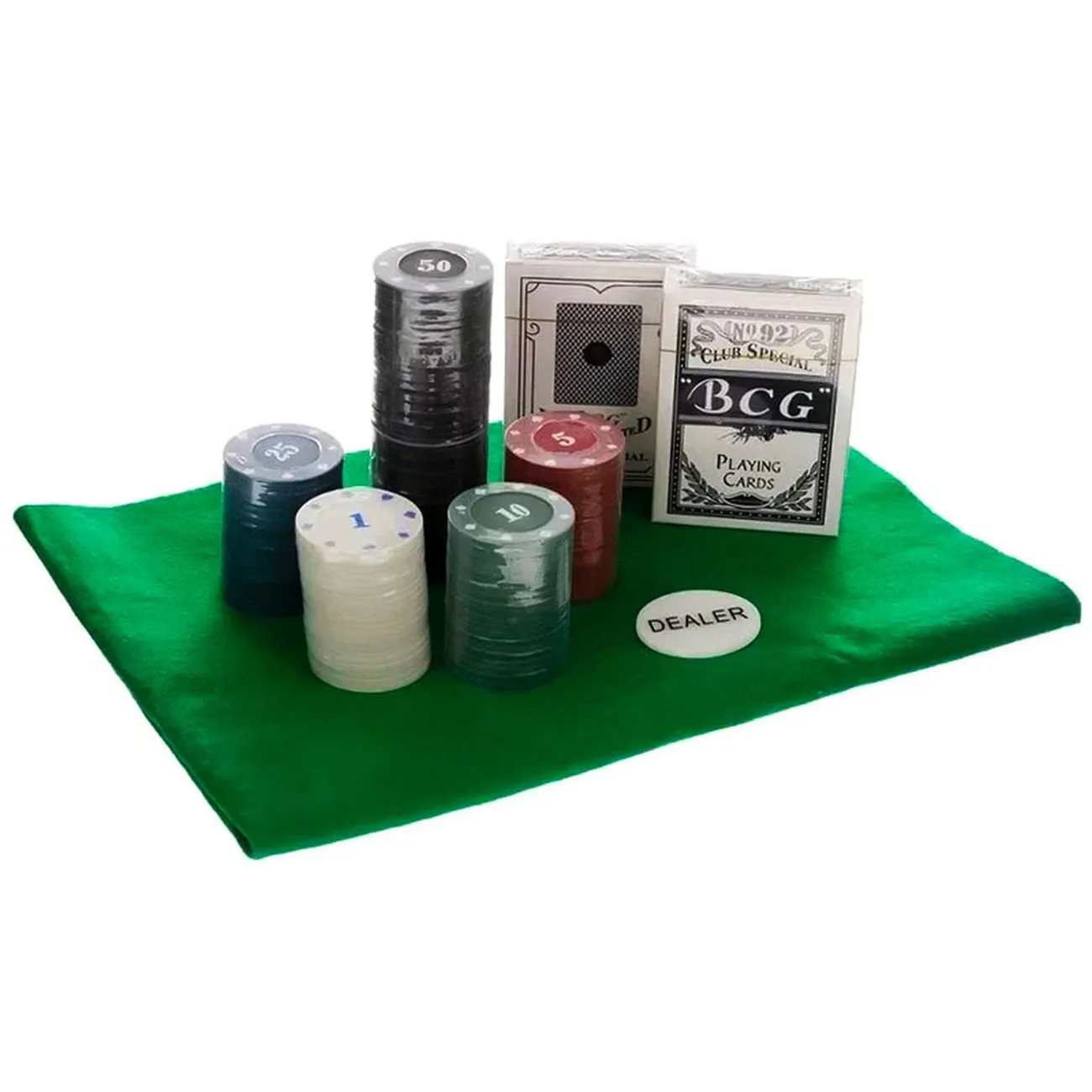 Set Poker Juego De Mesa 120 Fichas + Naipes Y Mantel