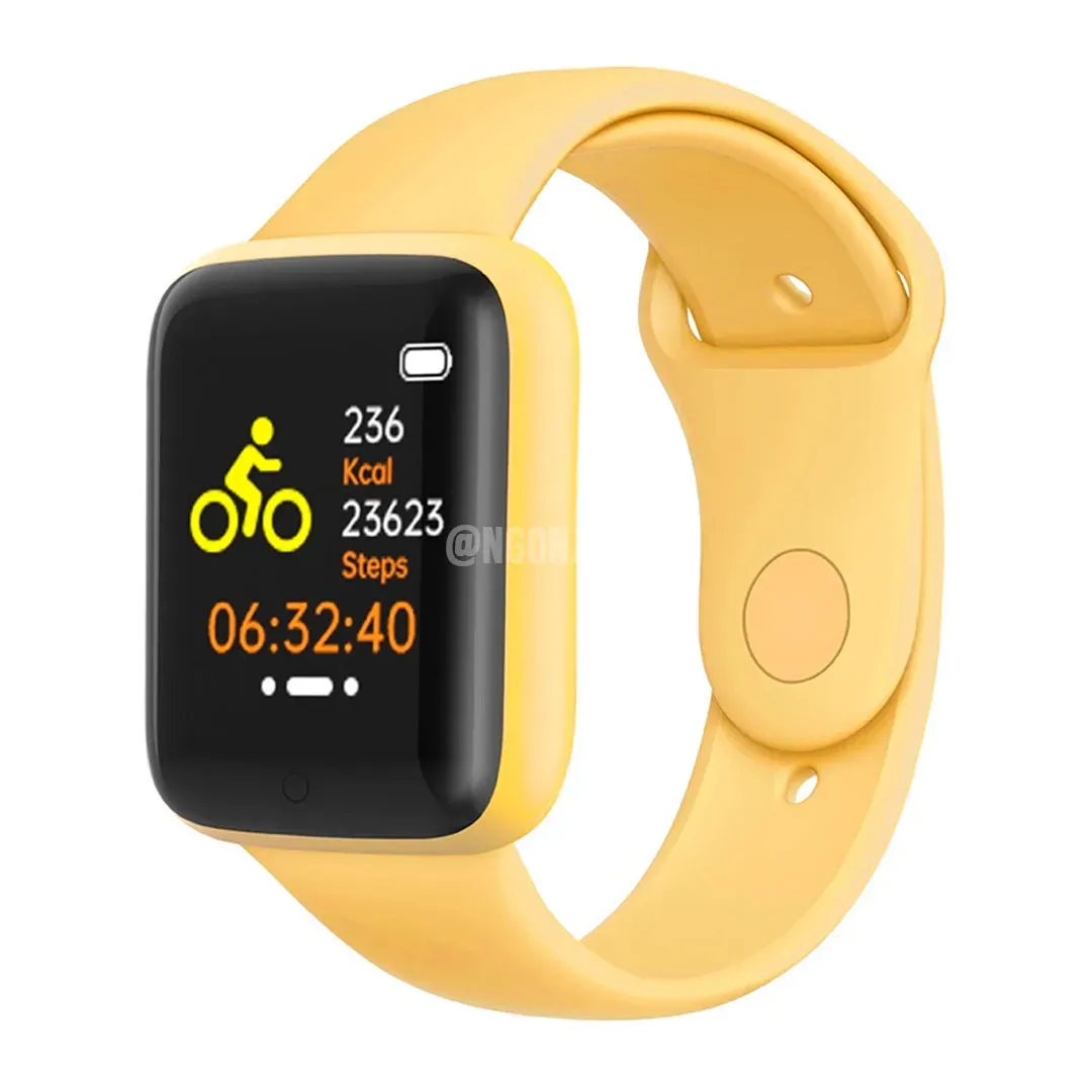 Reloj Inteligente Smartwatch D20s Amarillo