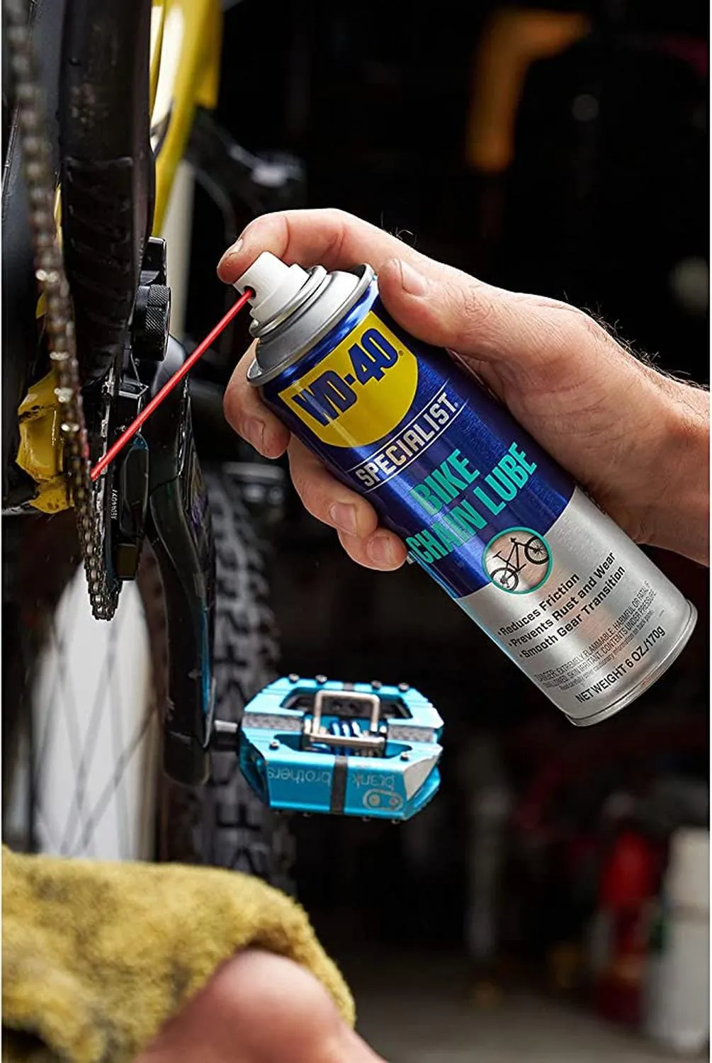 Lubricante Cadena Todas Las Condiciones WD-40 Bike 170 Gr