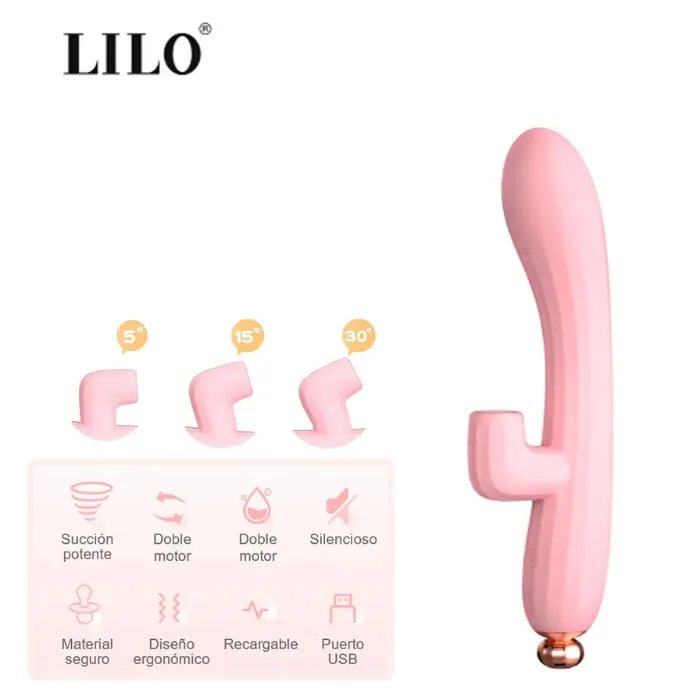 Vibrador Succionador De Clítoris De Lujo Lilo