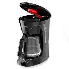 Cafetera Coby 12 Tazas Programable Negra Cm1110B-La