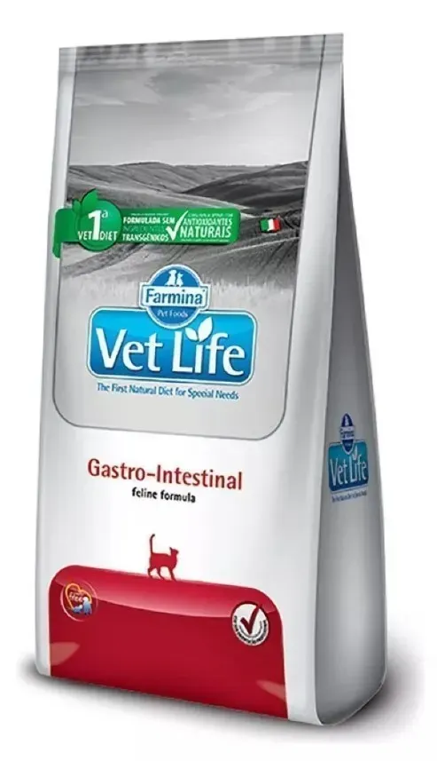 Vet Life Feline Gatos Gastro Intestinal 2kg