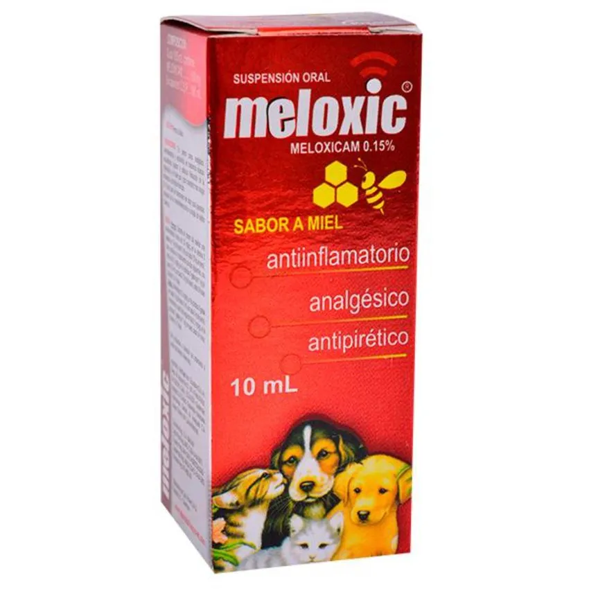 Meloxic Antiinflamatorio Suspension Oral Perros Gatos 10Ml