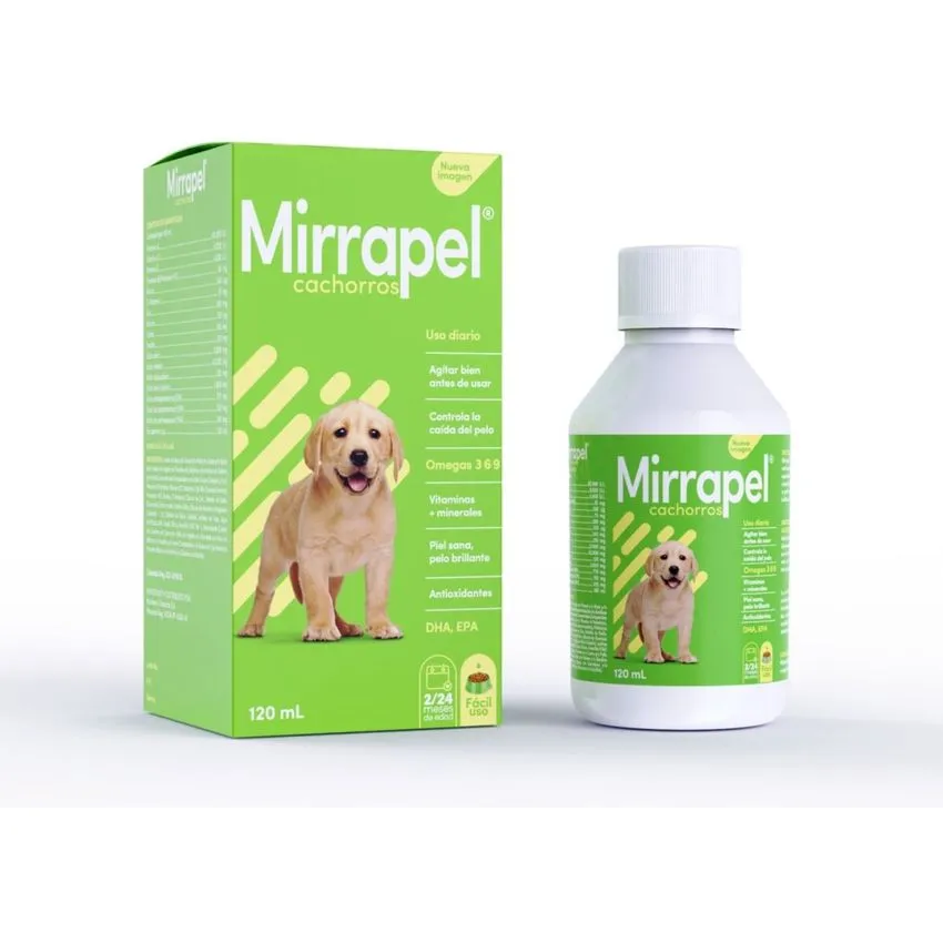 Mirrapel Cachorros Oleoso Multivitamínico Frasco 120ml