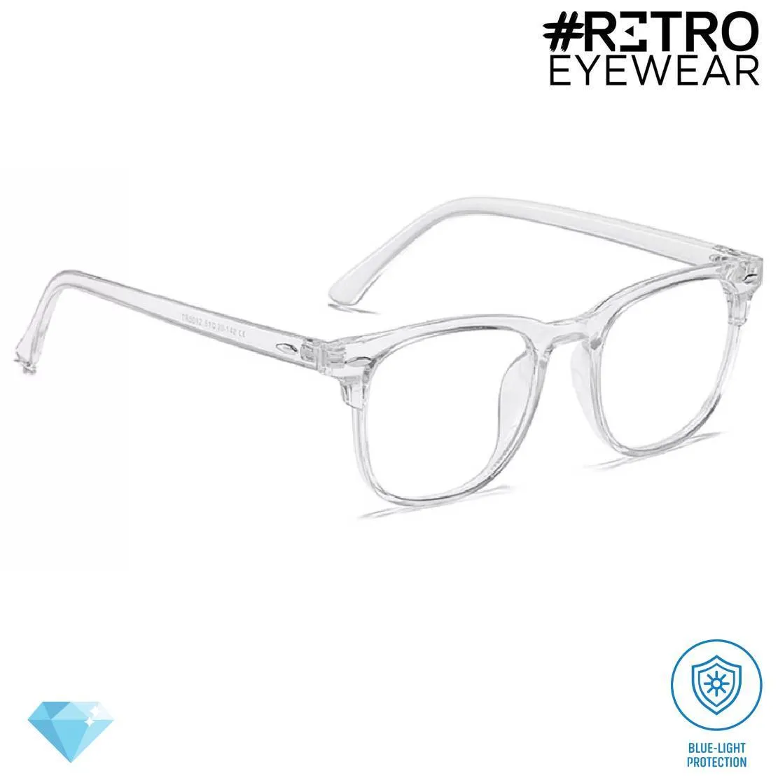 Gafas Óptica Original Descanso RETRO® Einstein Silver Diamond® PC AntiBlue Gamer