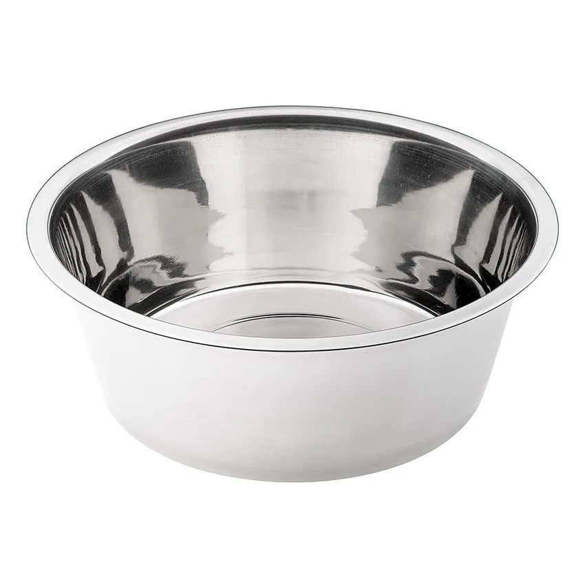 Comedero Plato Acero Inoxidable Perro Gato Ferplast Orion 55