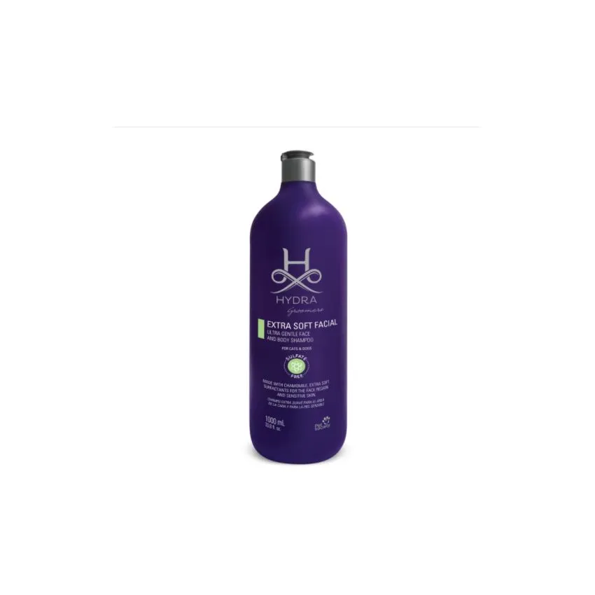 Shampoo Extra Suave Perro Gato Hydra Extra Soft Facial 1 L