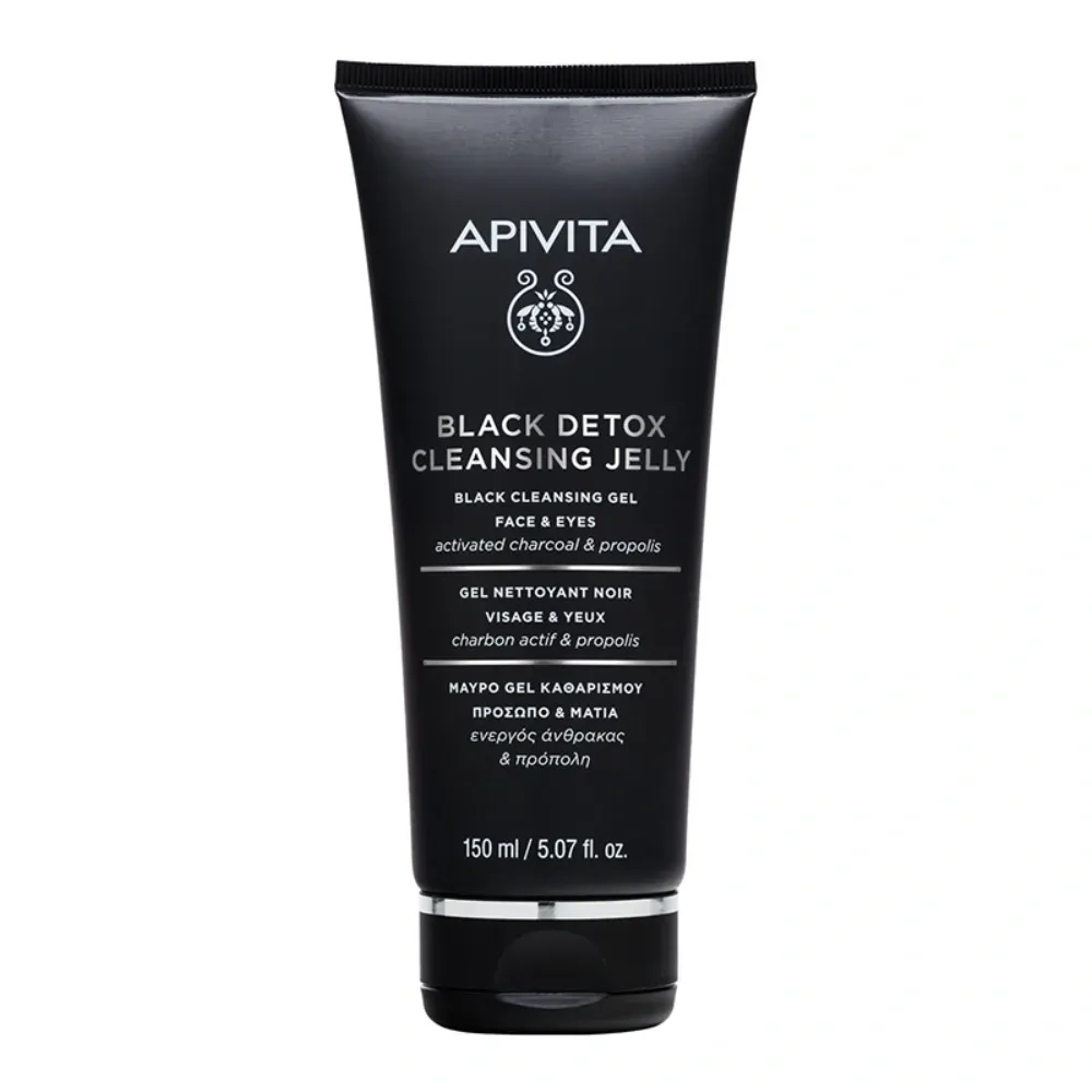 Apivita Black Detox Cleansing Face &amp;Amp; Eyes Gel