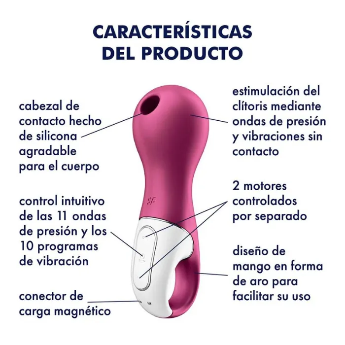 Succionador De Clitoris Satisfyer Lucky Libra Violeta