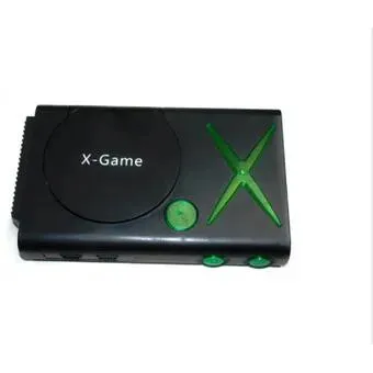 Consola Poly X Game 110 Juegos Casete TV Multijuegos 2 Controles Negro