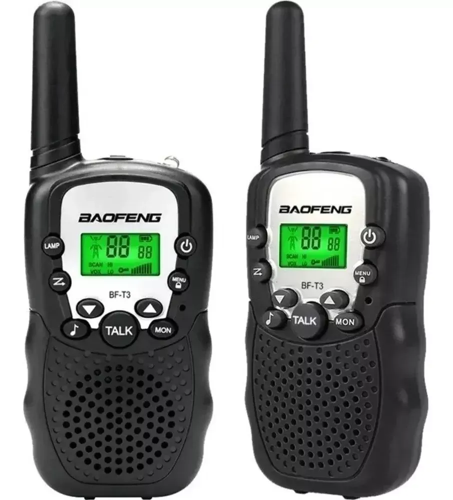 Radios Walkie Talkies Portatiles Para Niños 2 UND Recargables