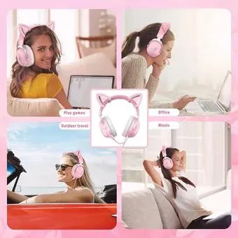 Diadema Gamer ONIKUMA Original B100 B20 Rosa