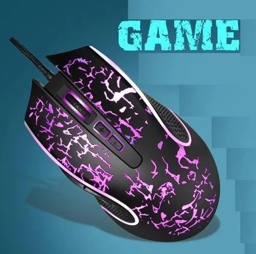 Mouse Gamer Aoas K10 Gaming Retroiluminado Alambrico Ergonom