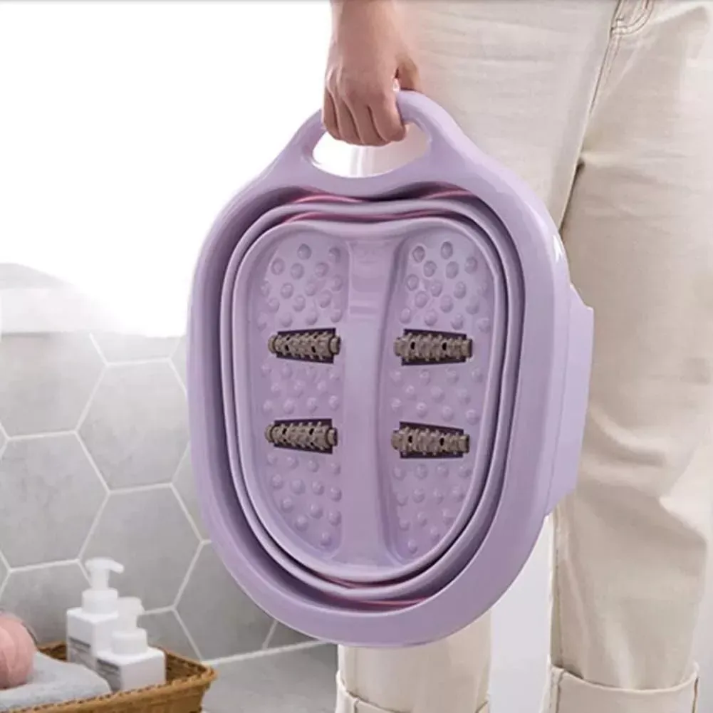 Tina Spa Para Pies Bañera Plegable Portátil Hidromasaje Rodi