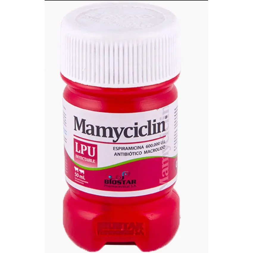 Mamyciclin Lpu Antibiotico Inyectable Bovinos 50Ml