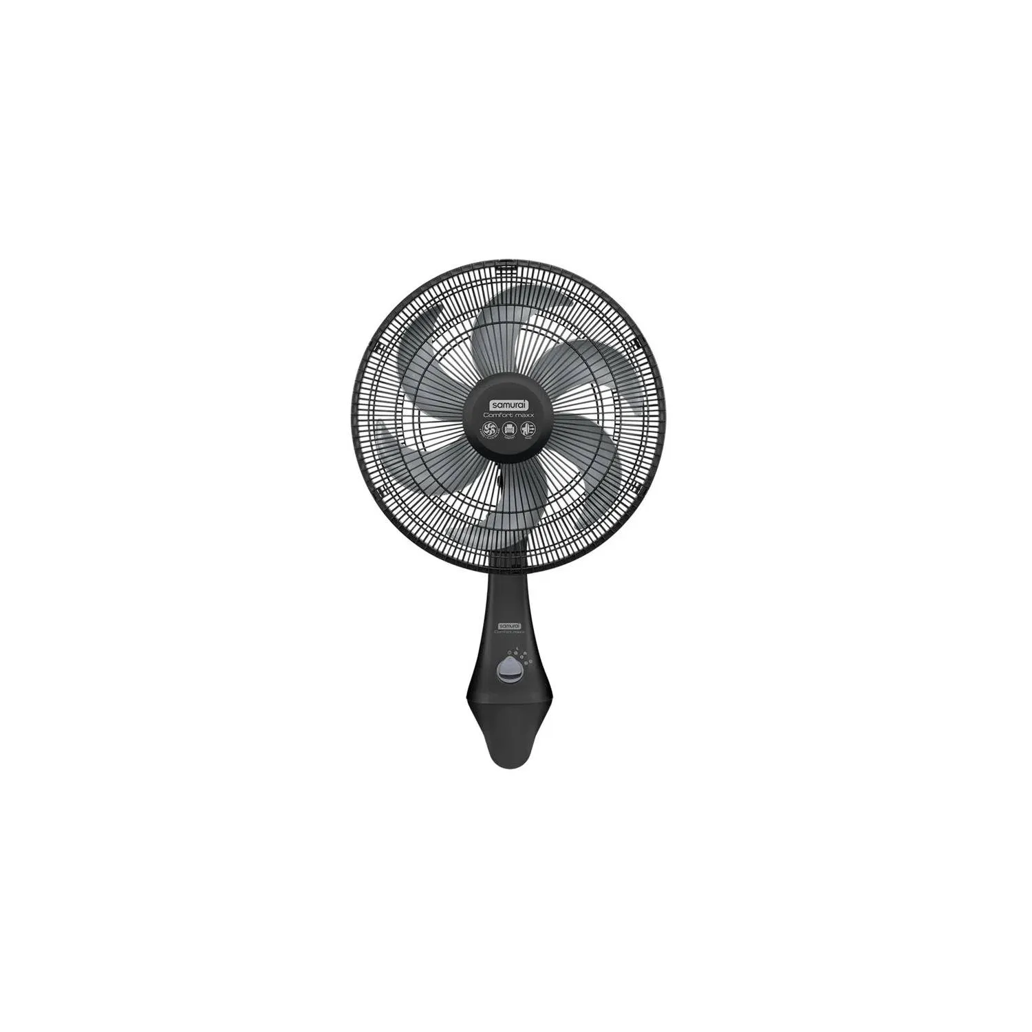 Ventilador Comfort Maxx 2en1 Samurai Negro VE7347I0