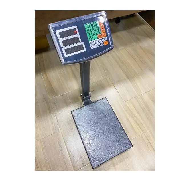 Báscula Digital 100kg Con Brazo Pesa Electroníca Recargable