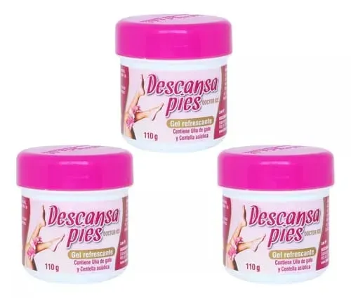 Gel Refrescante Desinflamante Descansa Pies * 110 Grms X2