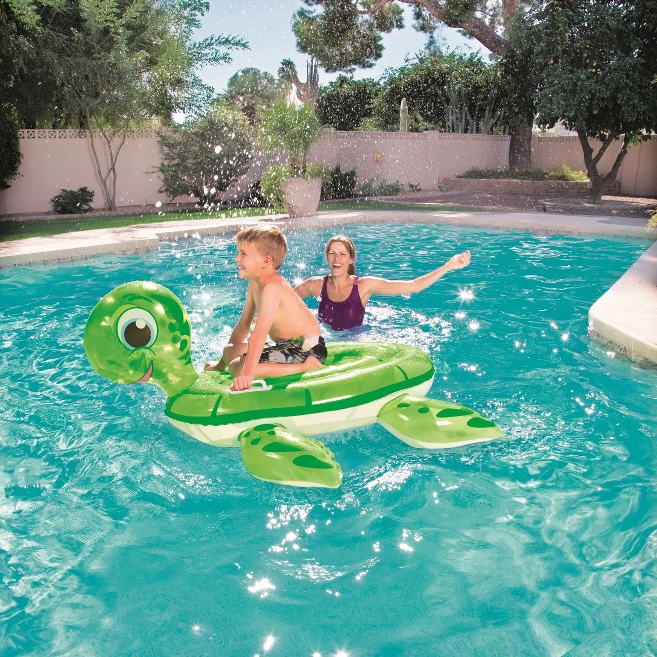 Flotador Piscina Inflable Bestway 41041 Tortuga