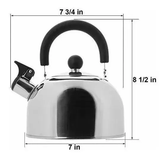 Tetera Acero Inoxidable Hervidor De Agua Tetera Con Silbato