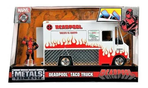 Juguete Deadpool Taco Truck 99730 Escala  1:24 Original