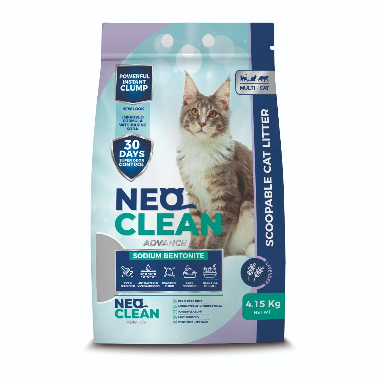 Arena Gatos Neoclean Aroma Lavanda 4.15 Kg