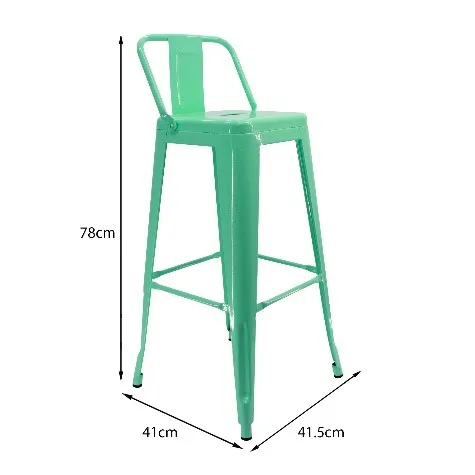 Silla Alta 5NUEVE Bertolini Color Verde Menta