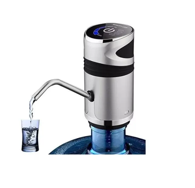 Dispensador Automático Tipo Metal Recargable Para Agua De Botellón