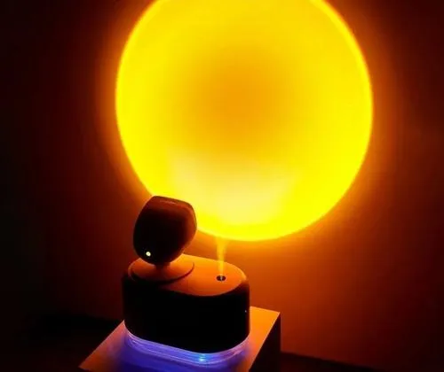 Humidificador Con Sunset Lamp Decora Tus Espacios Ax-213