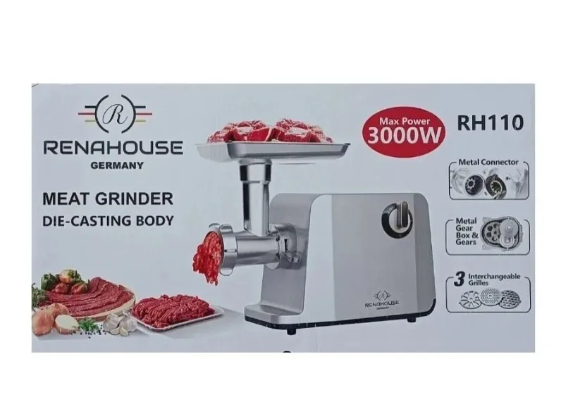 Molino Eléctrico Picador De Carne Procesador Renahouse