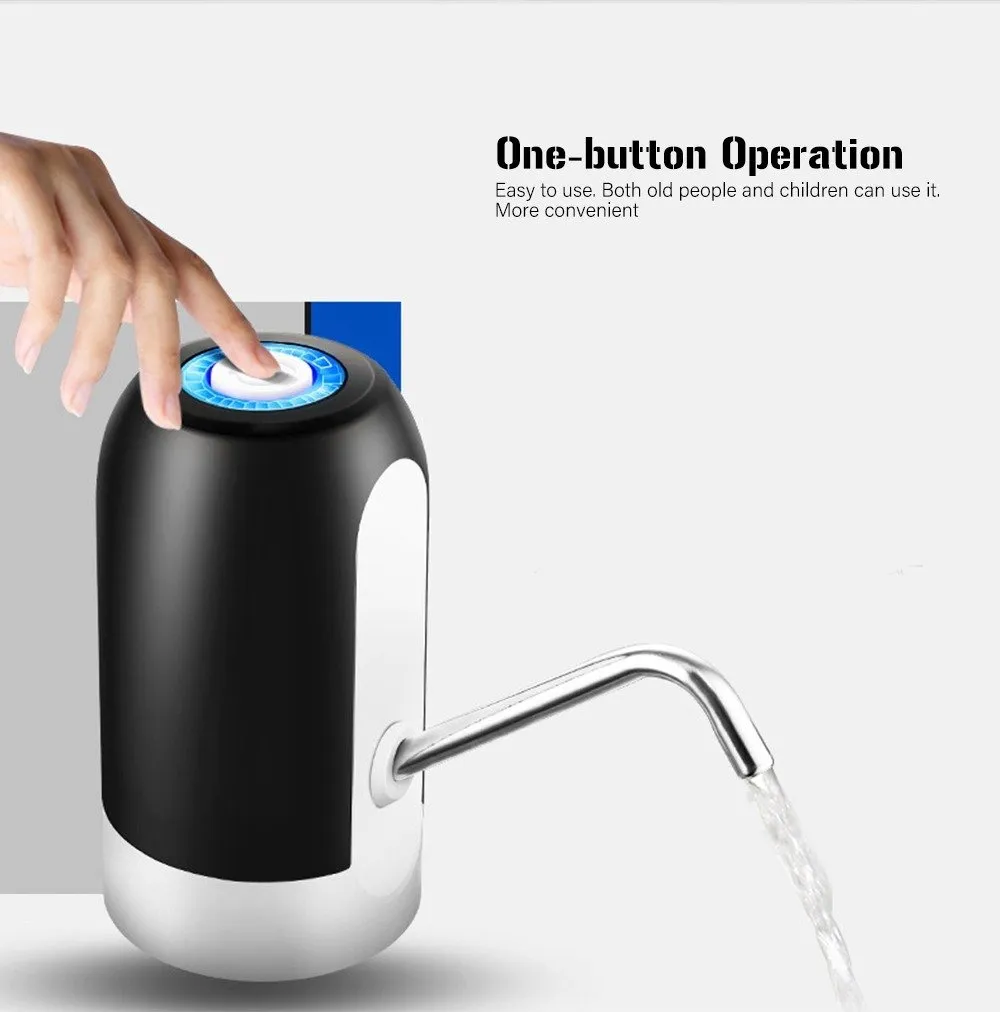 Dispensador De Agua Electrico Recargable Usb Bomba Universal