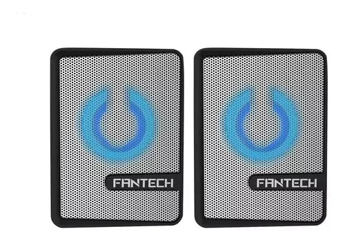 Parlantes Gamer Fantech Beat Gs203 Rgb Space Edition Blanco